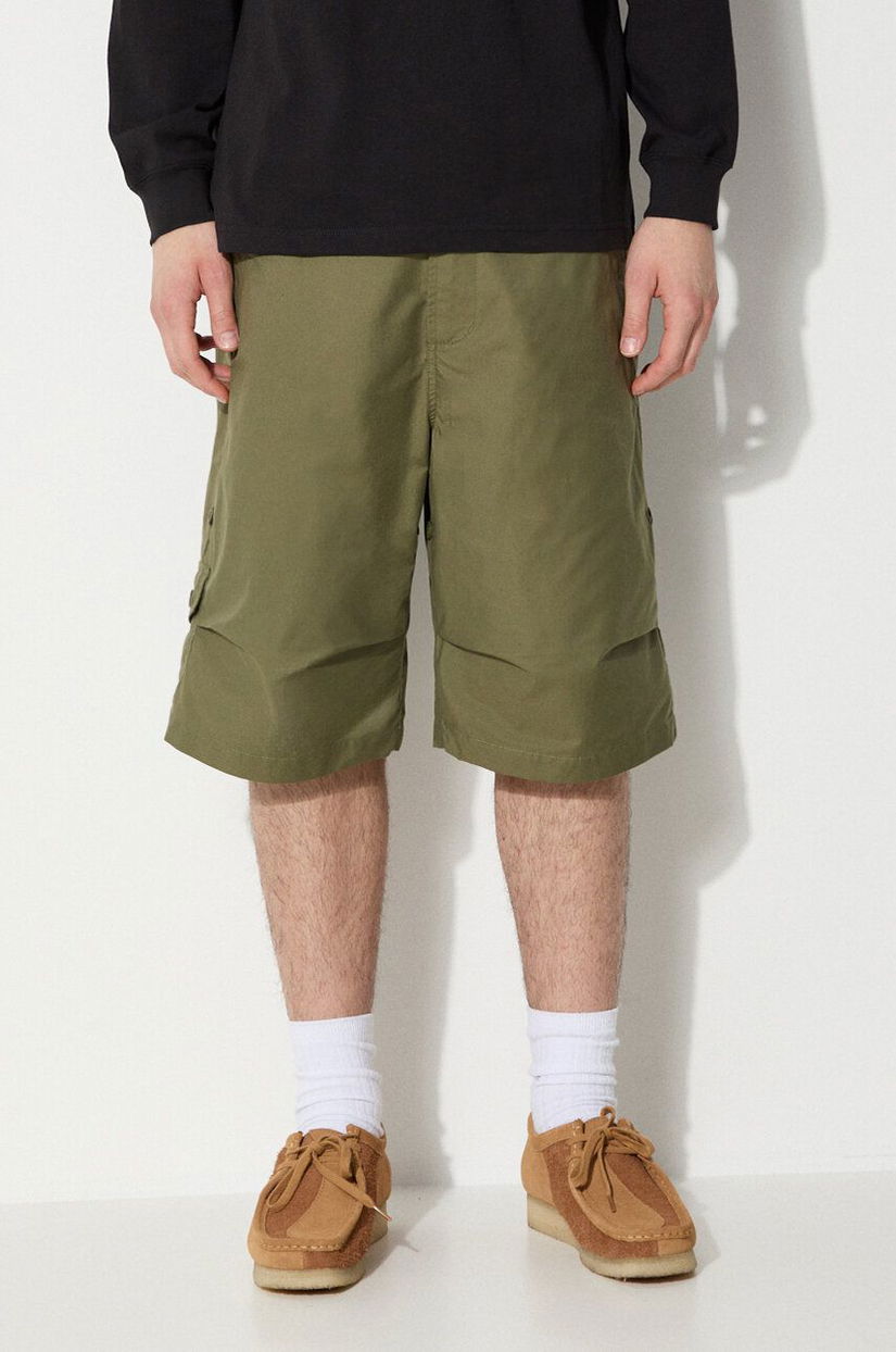 Maharishi pantaloni scurti Original Dragon Loose Snoshorts barbati, culoarea verde, 5070.OLIVE