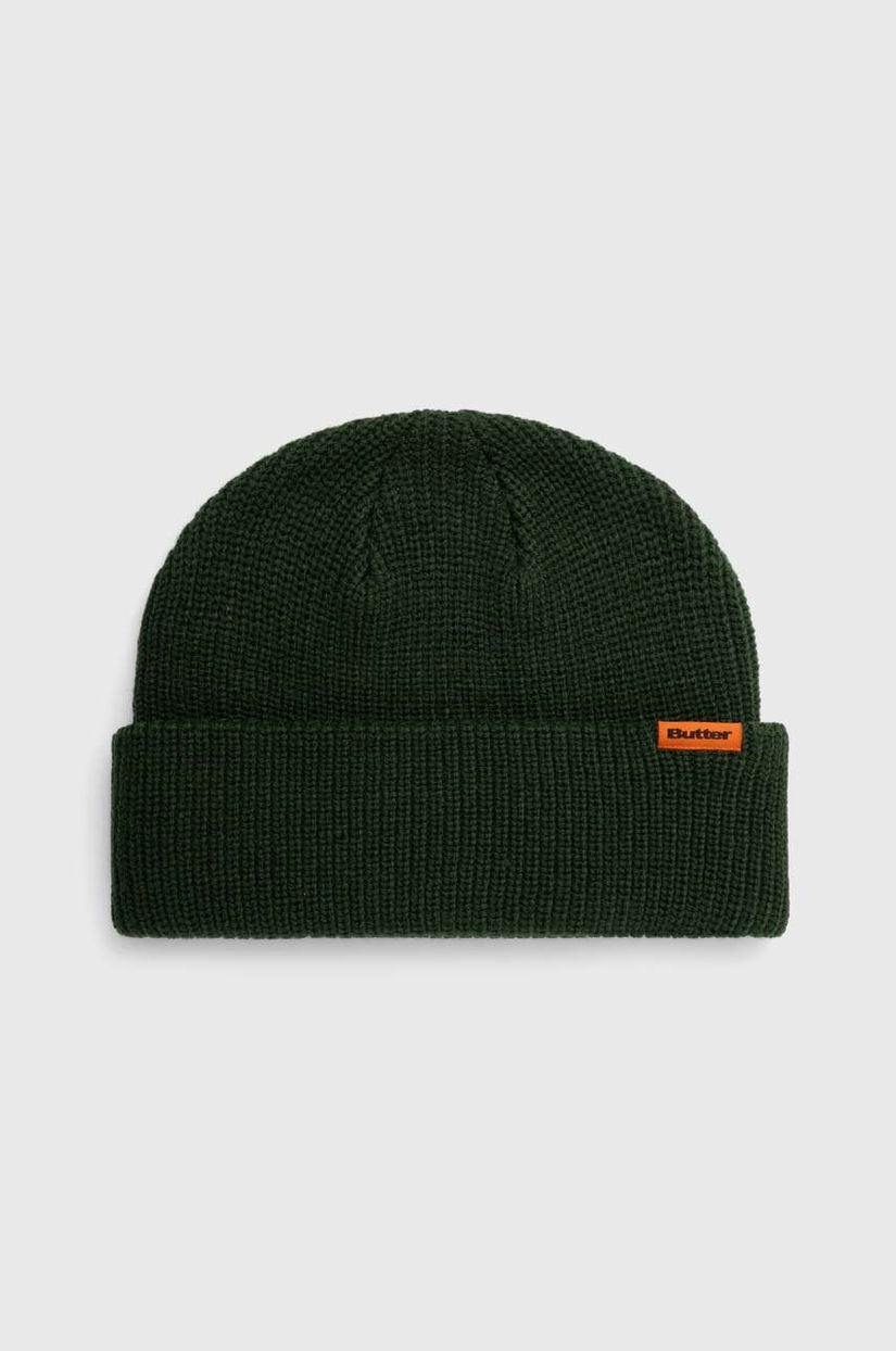 Butter Goods căciulă Tall Wharfie Beanie culoarea verde, BGQ423D14204