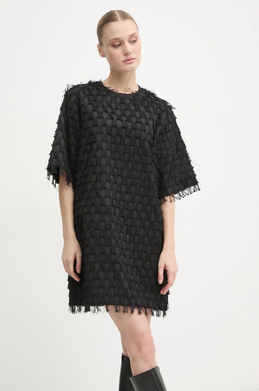 Day Birger et Mikkelsen rochie Nori culoarea negru, mini, drept, DAY65243513