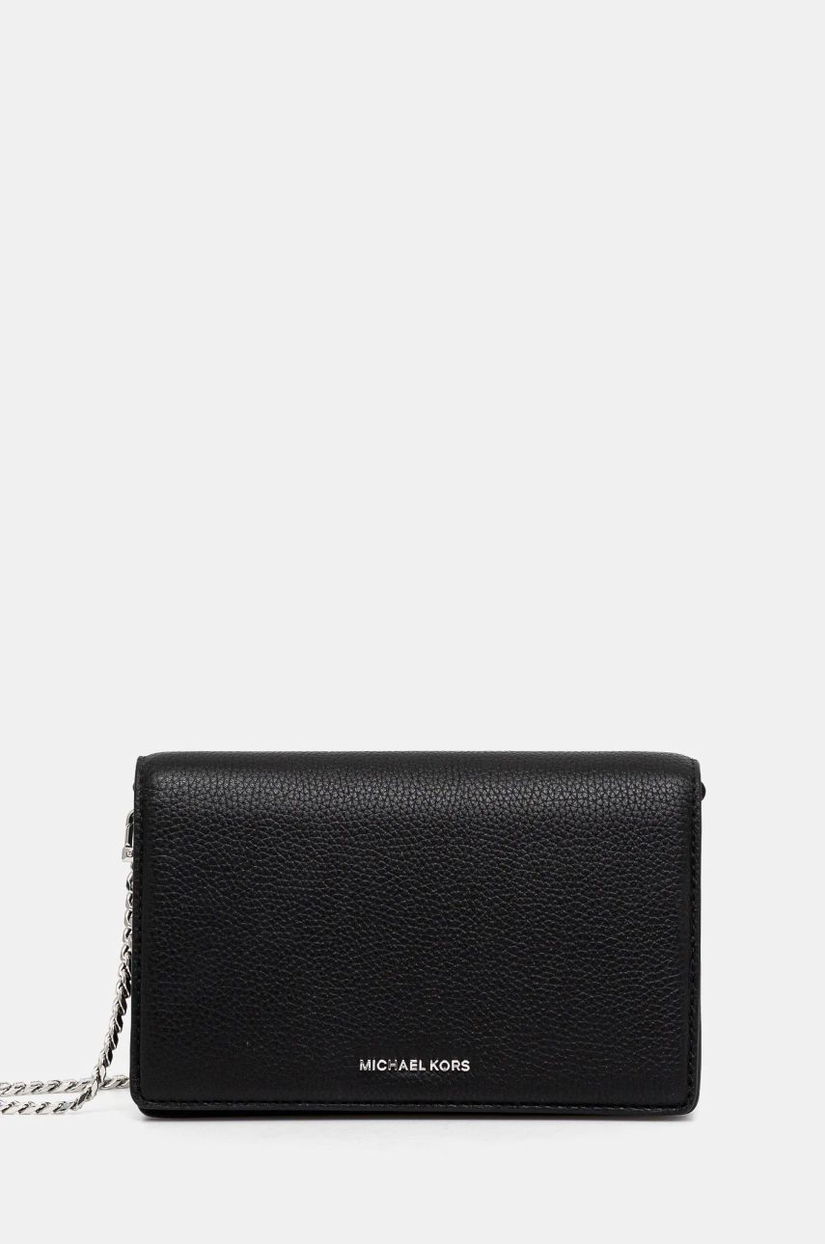 MICHAEL Michael Kors poseta de piele culoarea maro, 32F4SJ6C8L