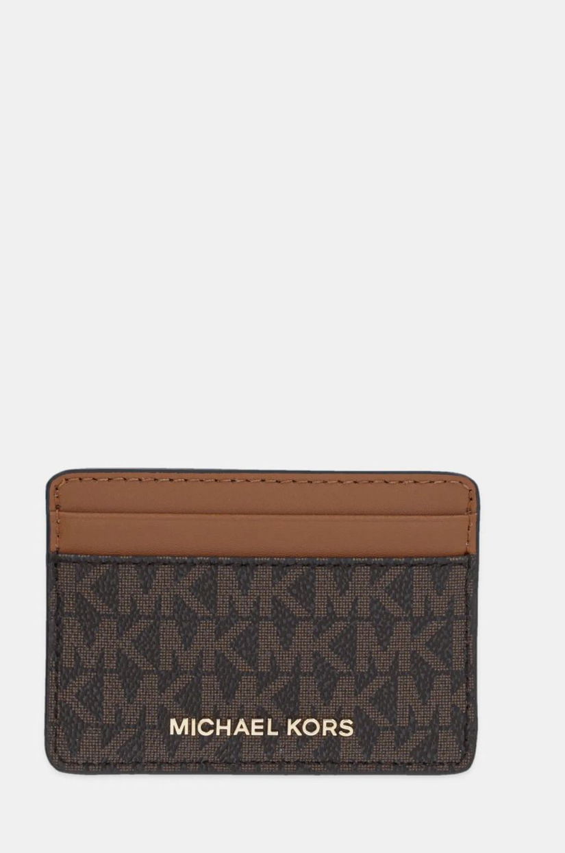 MICHAEL Michael Kors carcasa cardului culoarea maro, 32F1GJ6D0B