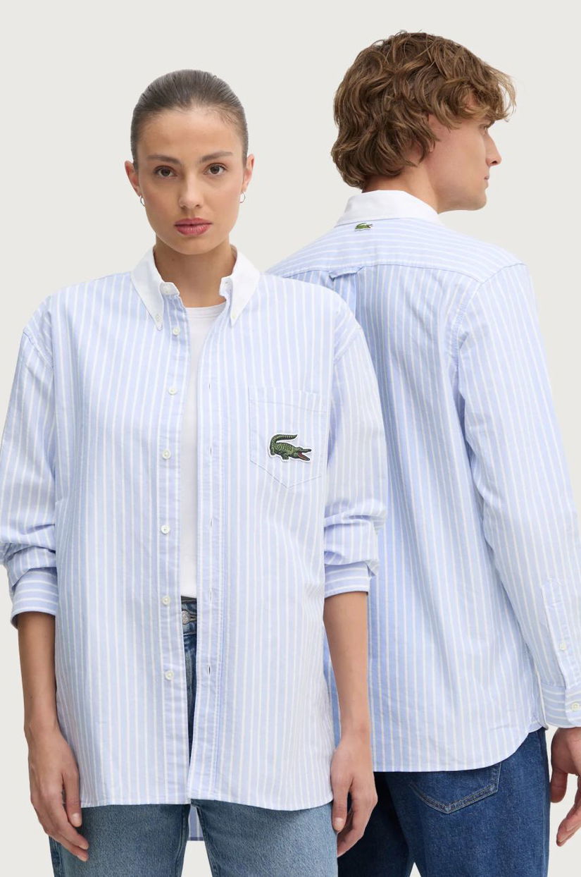 Lacoste camasa din bumbac cu guler button-down, relaxed