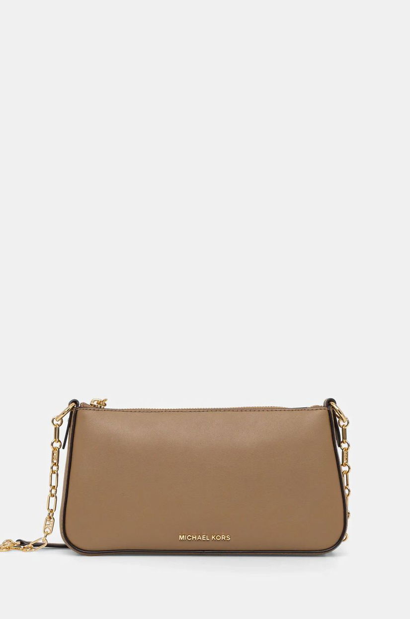 MICHAEL Michael Kors poseta de piele culoarea maro, 32H3G8EW6L