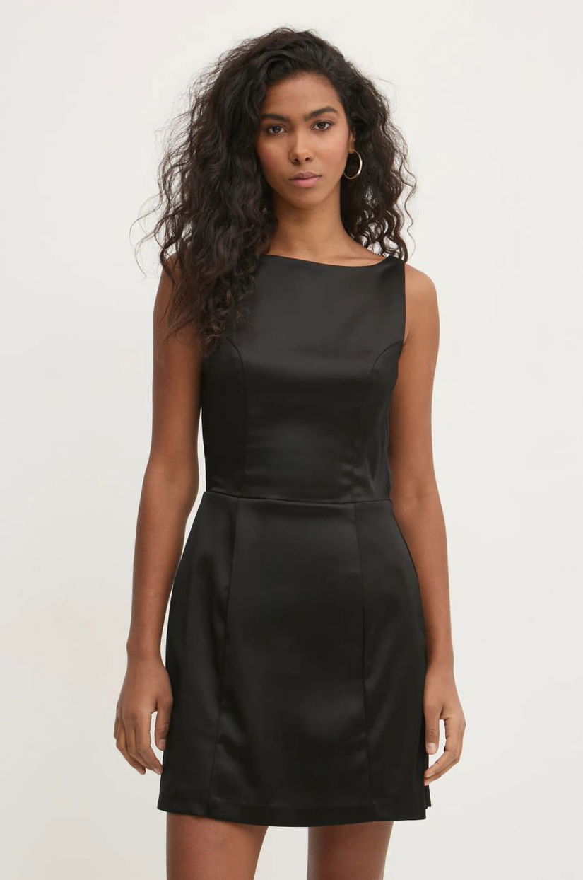 Abercrombie & Fitch rochie culoarea negru, mini, mulată, KI159-5672