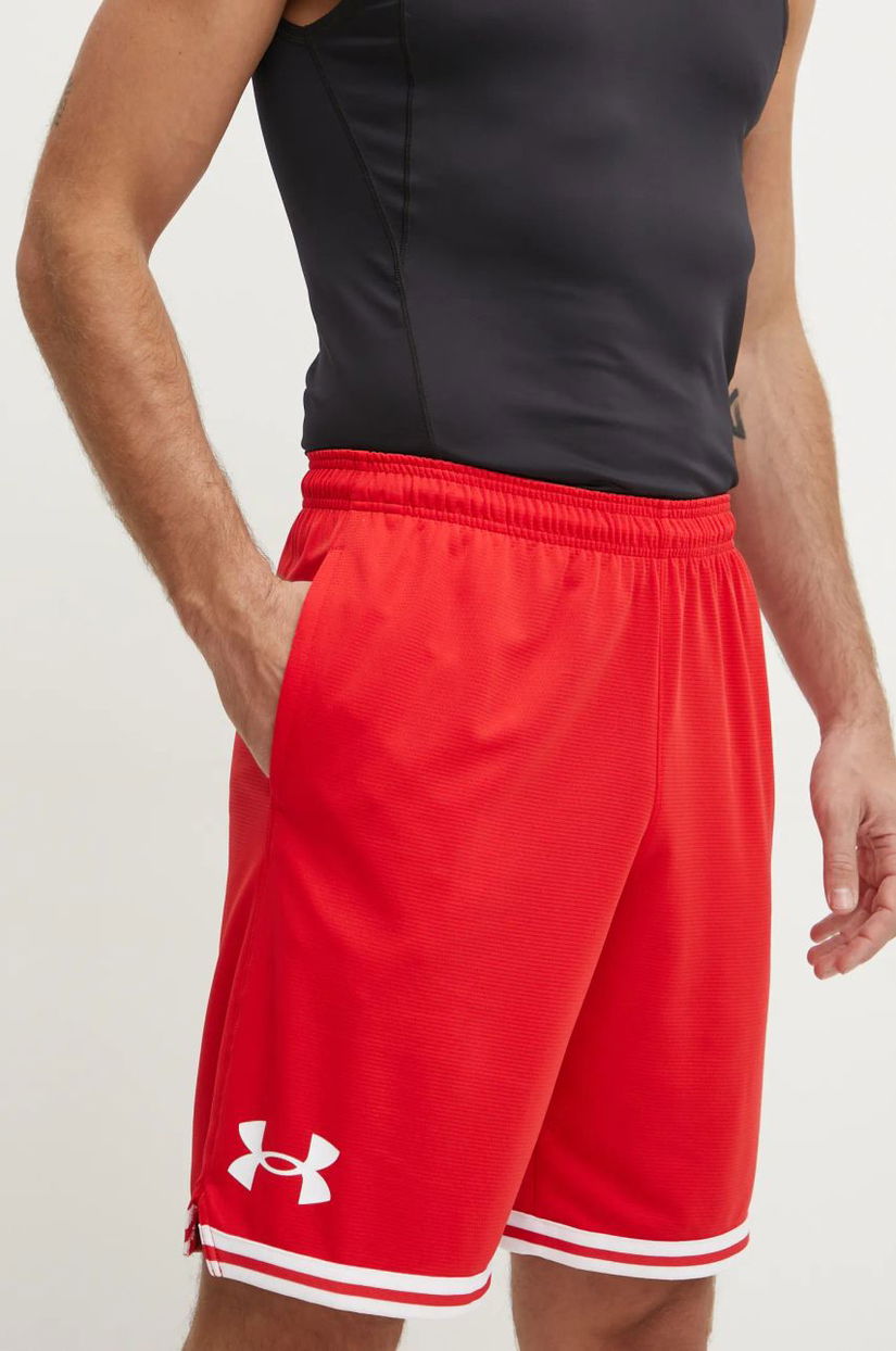 Under Armour pantaloni scurți de antrenament 10 Perimeter culoarea rosu, 1383392