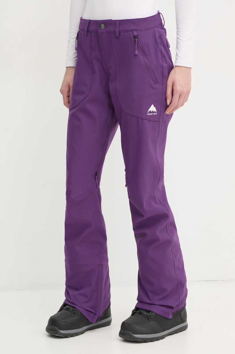 Burton pantaloni Vida culoarea violet, 150061