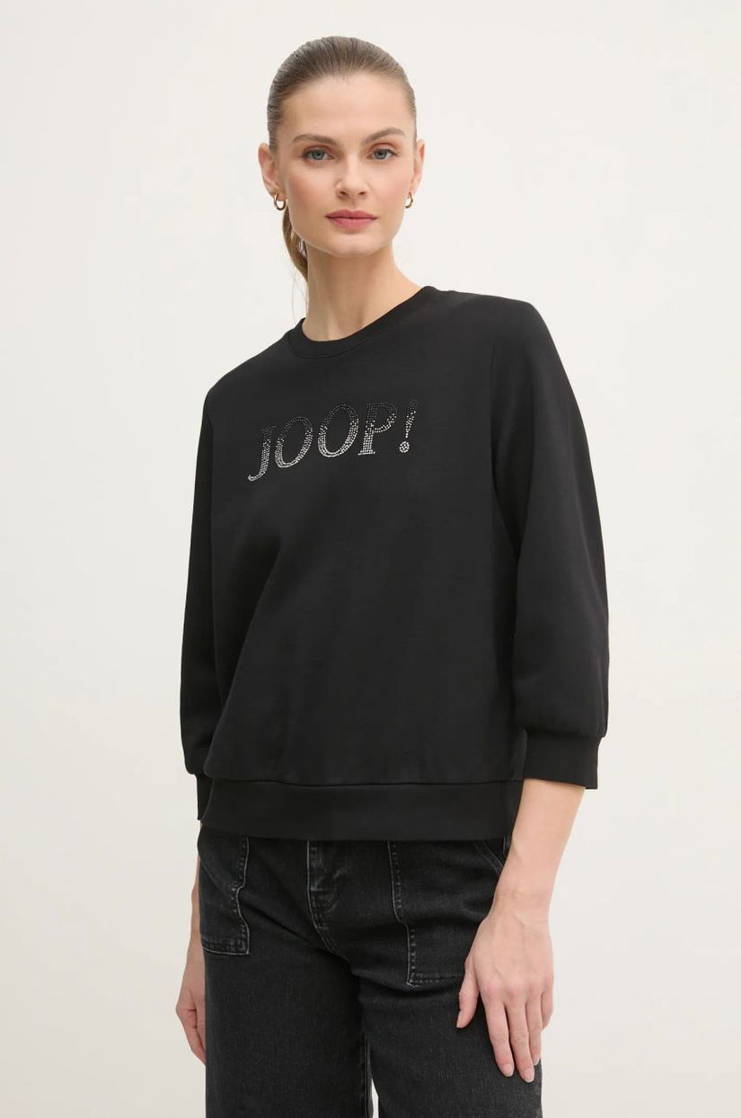 Joop! bluza femei, culoarea negru, cu imprimeu, 30044799 10007096