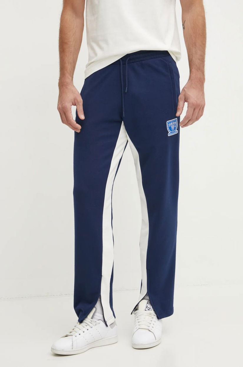 adidas Originals pantaloni de trening culoarea albastru marin, modelator, IW3239