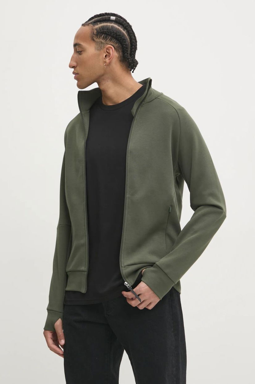 Superdry bluza barbati, culoarea verde, neted, M2013960A-1IP