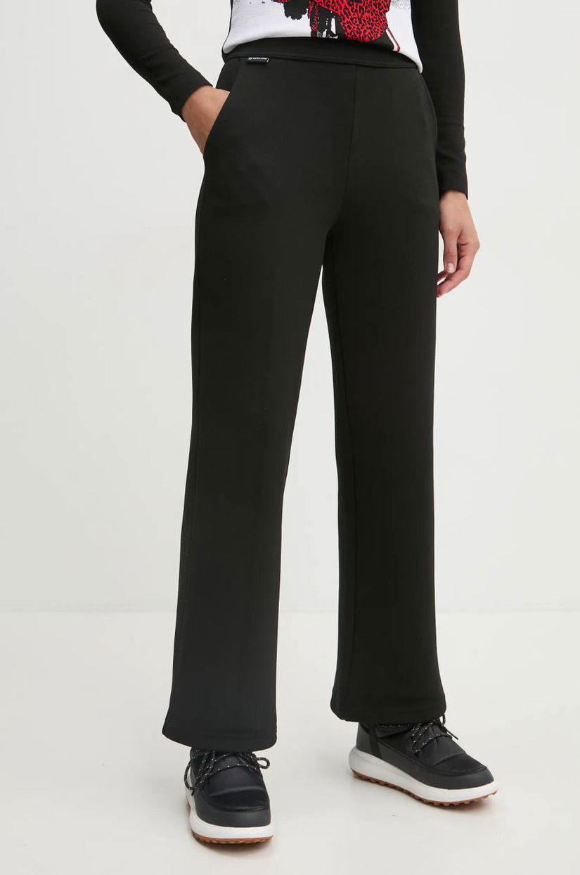 Newland pantaloni Tempesta femei, culoarea negru, neted, N46650.15