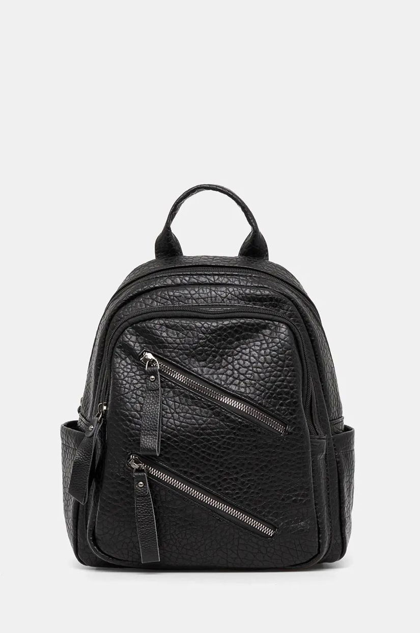 Answear Lab rucsac femei, culoarea negru, mic, neted