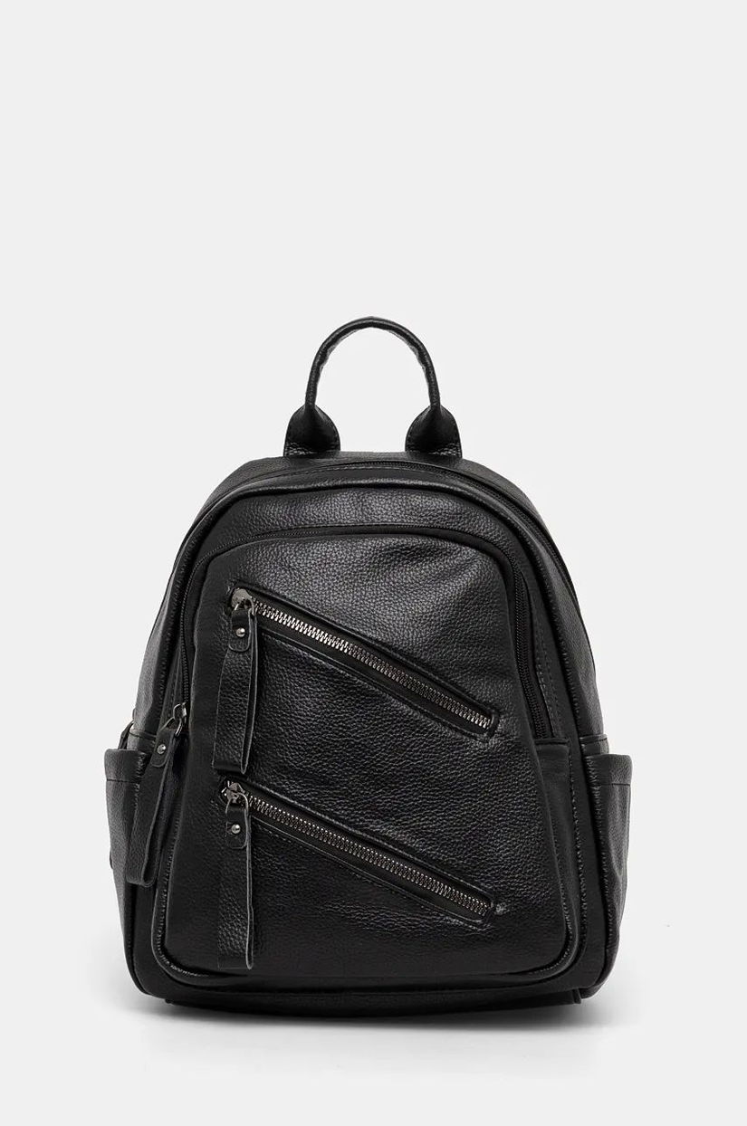 Answear Lab rucsac femei, culoarea negru, mic, neted