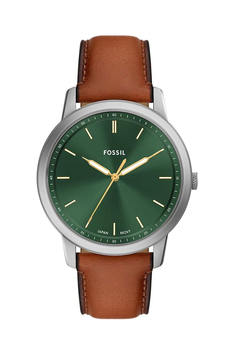 Fossil ceas Minimalist barbati, culoarea maro, FS6094