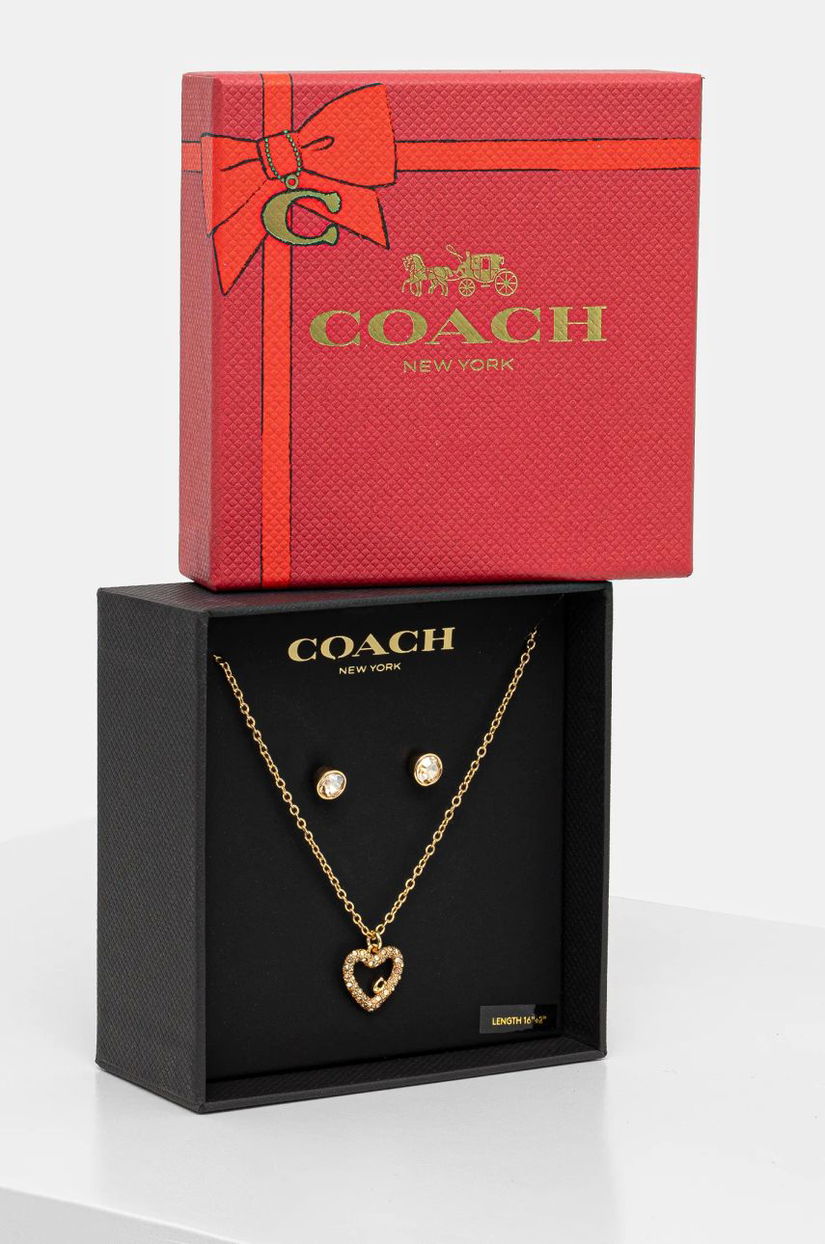 Coach colier si cercei 493516GLD110