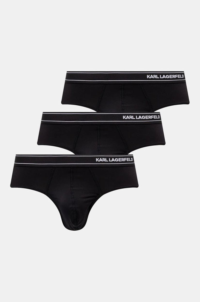 Karl Lagerfeld slip 3-pack barbati, culoarea negru, A1M47085