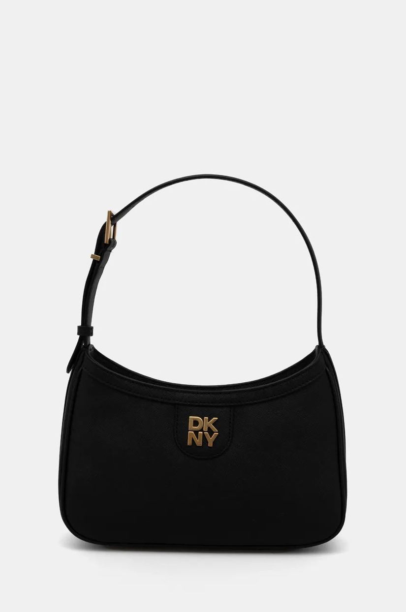 Dkny poseta de piele culoarea negru, R43HKV84