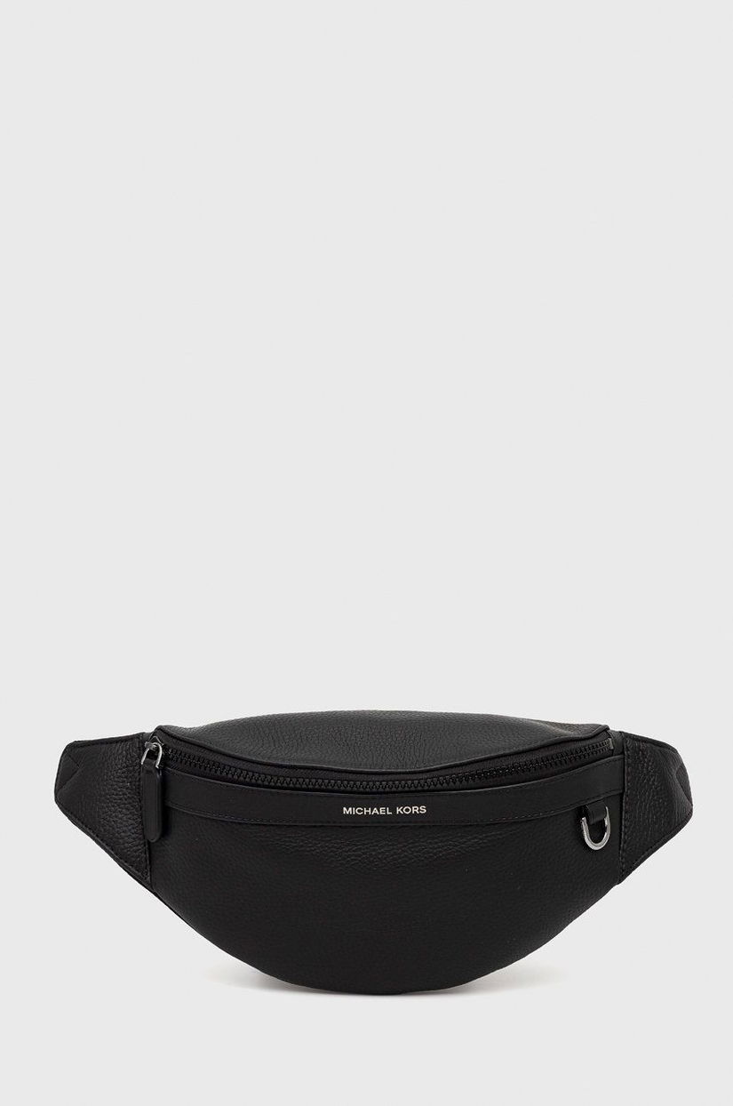 Michael Kors borseta de piele culoarea negru