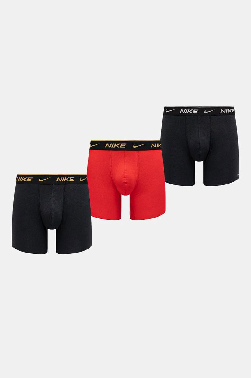 Nike boxeri 3-pack barbati, culoarea rosu, 0000KE1007