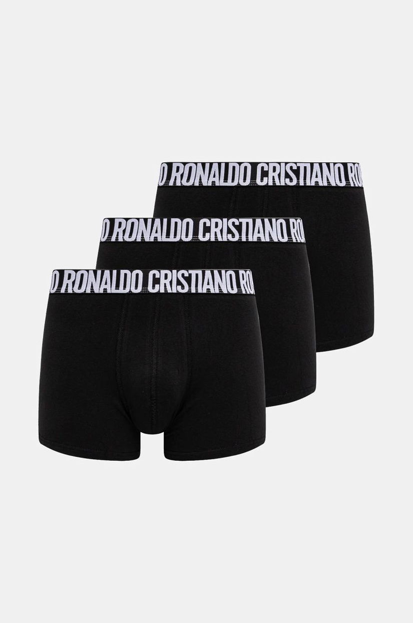 CR7 Cristiano Ronaldo boxeri 3-pack barbati, culoarea negru, 8100-4900-2757