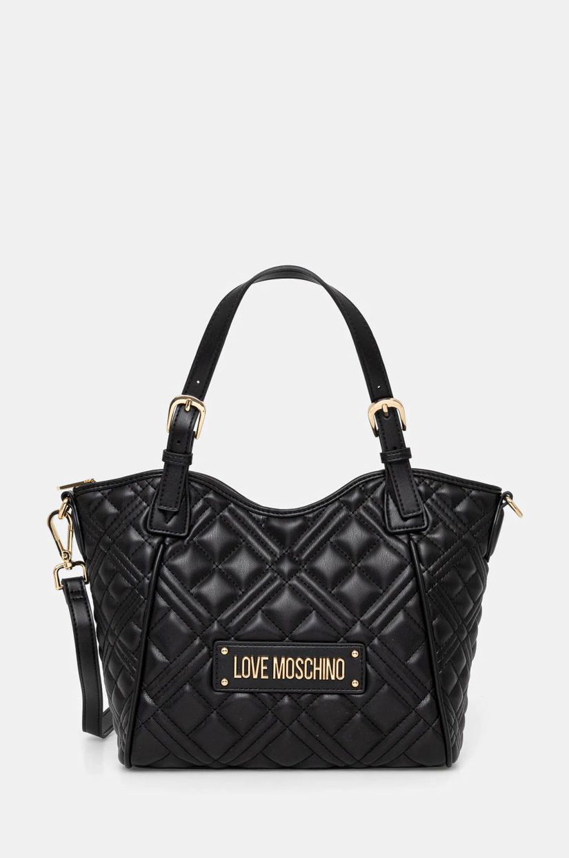 Love Moschino poseta culoarea negru, JC4371PP0L