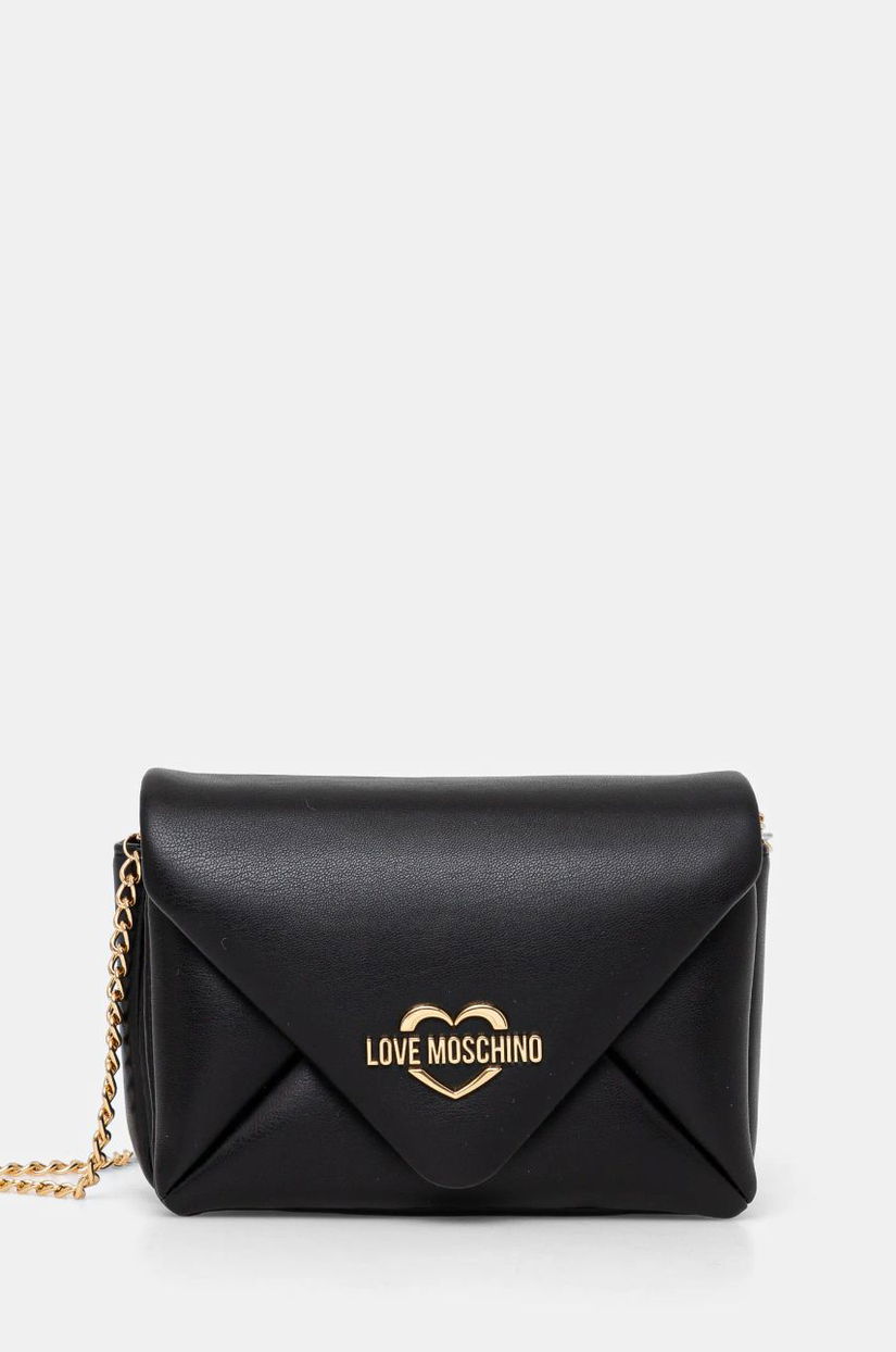 Love Moschino poseta culoarea negru, JC4349PP0L