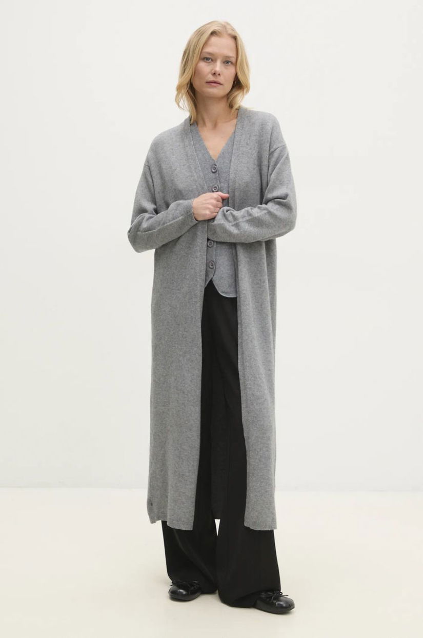 Answear Lab cardigan femei, culoarea gri, light