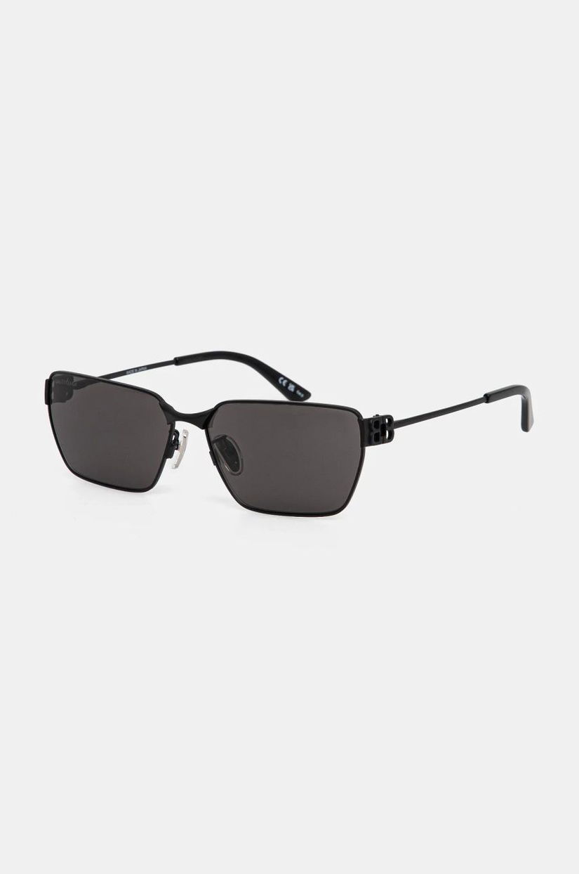 Balenciaga ochelari de soare culoarea negru, BB0374SK