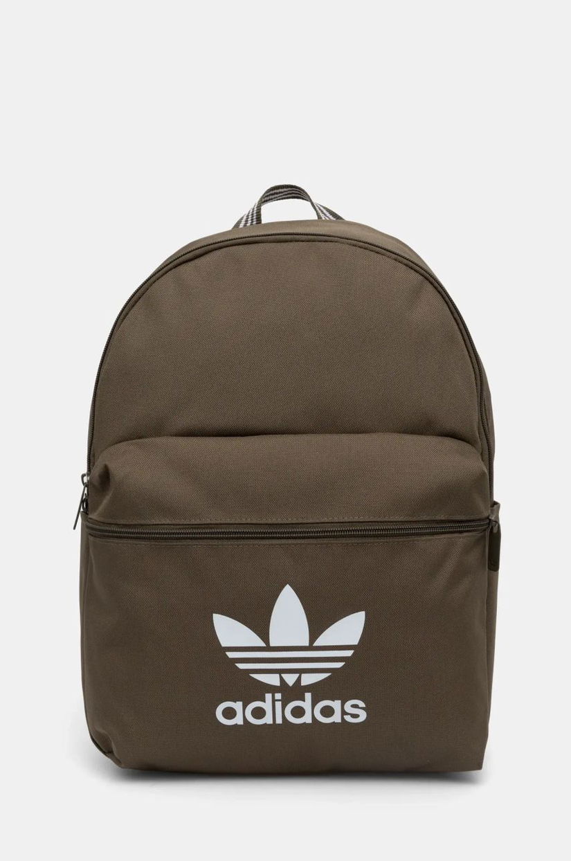 adidas Originals rucsac Adicolor culoarea verde, mare, cu imprimeu, IX7460