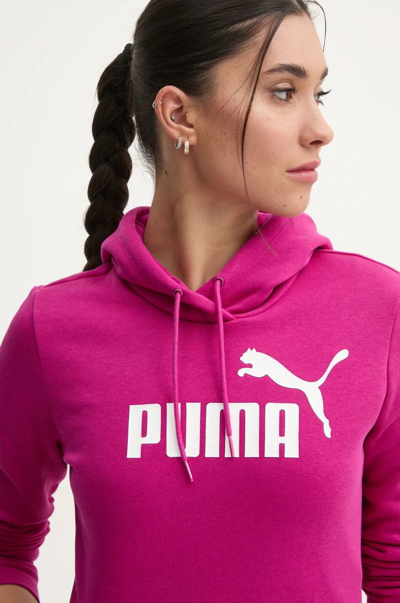 Puma bluza femei, cu glugă, cu imprimeu