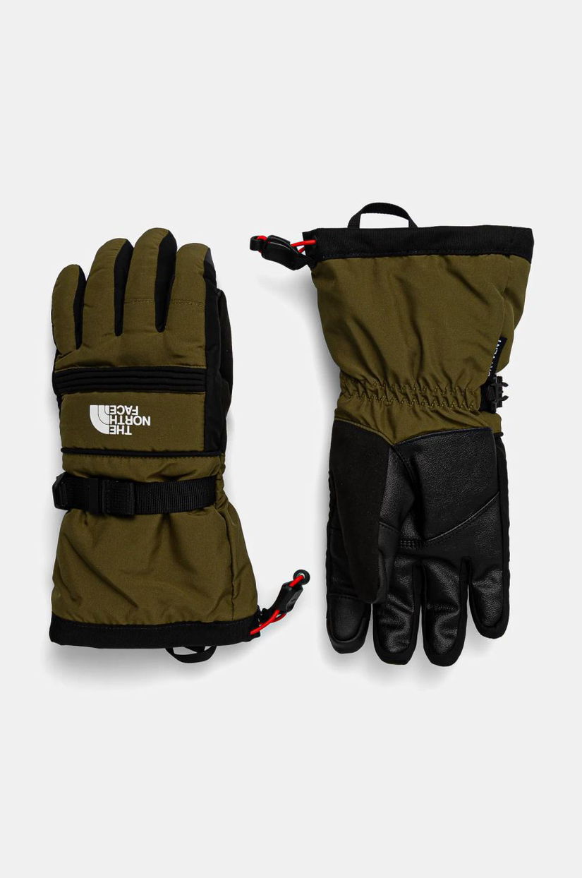 The North Face mănuși de schi Montana culoarea verde, NF0A89QJPIB1