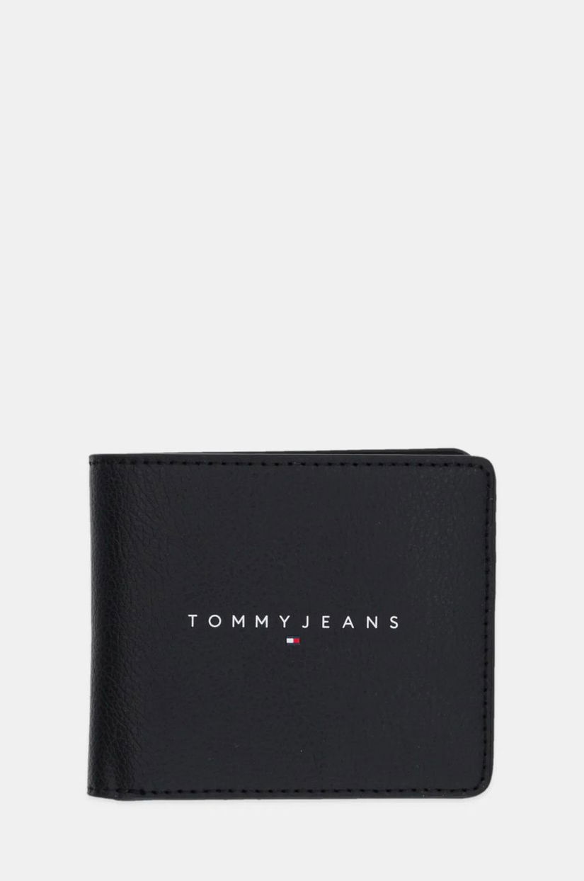 Tommy Jeans portofel barbati, culoarea negru, AM0AM12952