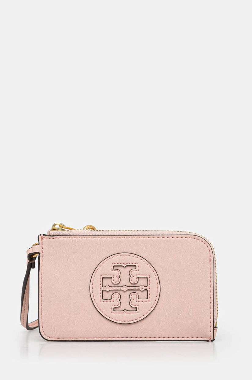 Tory Burch portofel Ella femei, culoarea roz, 157506.655