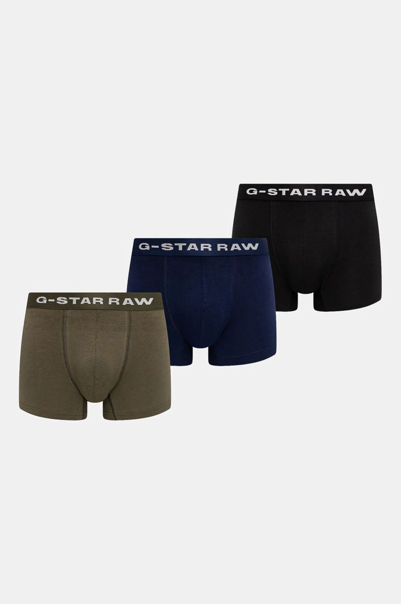 G-Star Raw boxeri 3-pack barbati, culoarea negru, D23774-D516