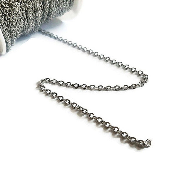 Lant cu zale sudate, inox 3x2,2mm IN.0236