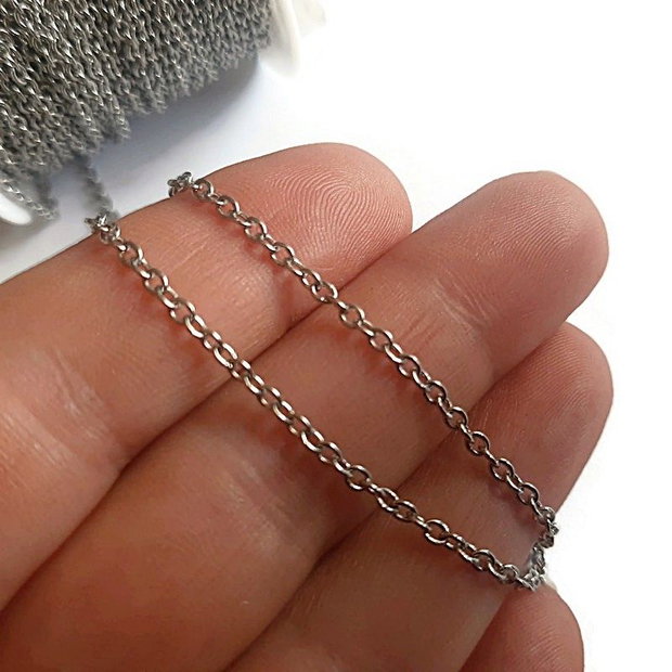 Lant cu zale sudate, inox 3x2,2mm IN.0236