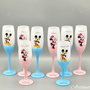 Pahare personalizate pentru botez Minnie & Mickey Mouse