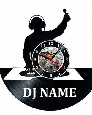 DJ-ceas de perete (personalizabil)