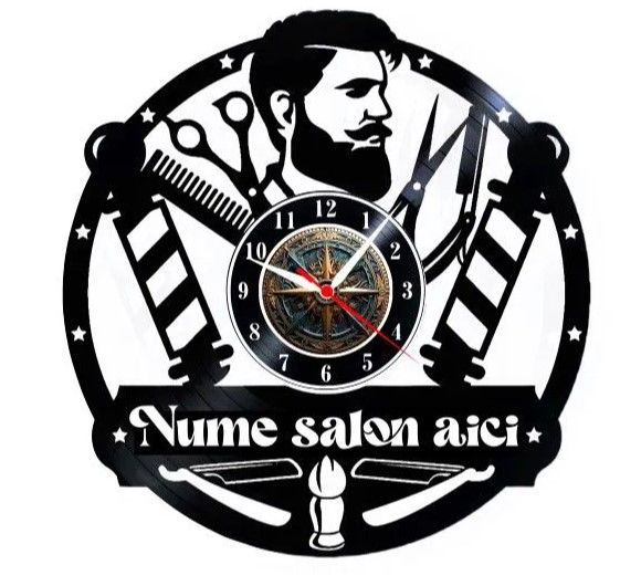 BARBERSHOP- ceas de perete