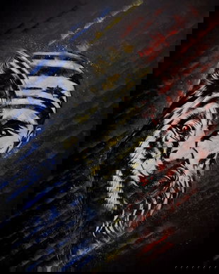 Tablou portret Lup Dacic/Decebal