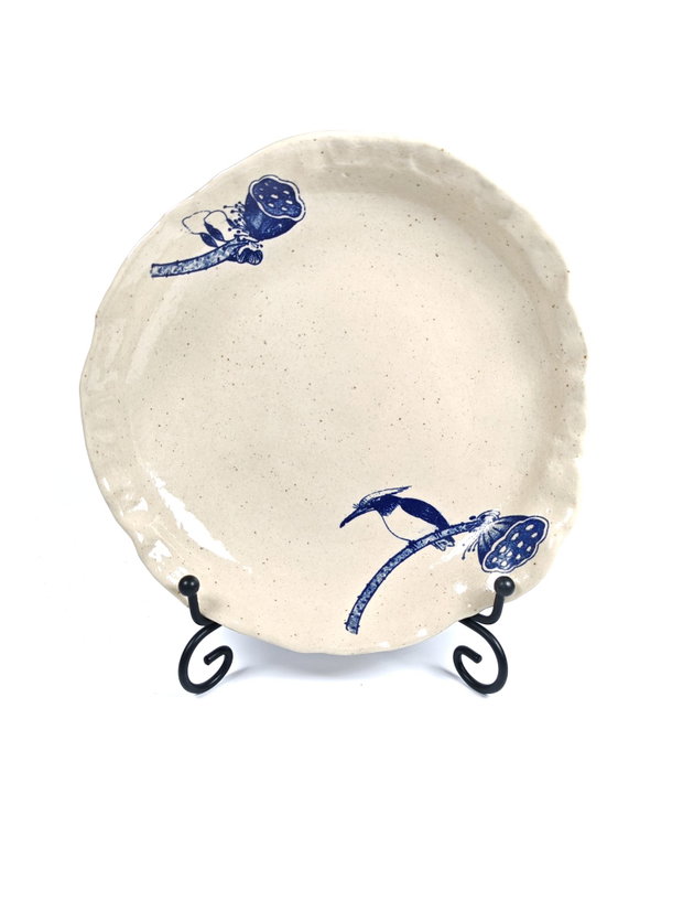 Farfurie Blue Birdie din ceramica