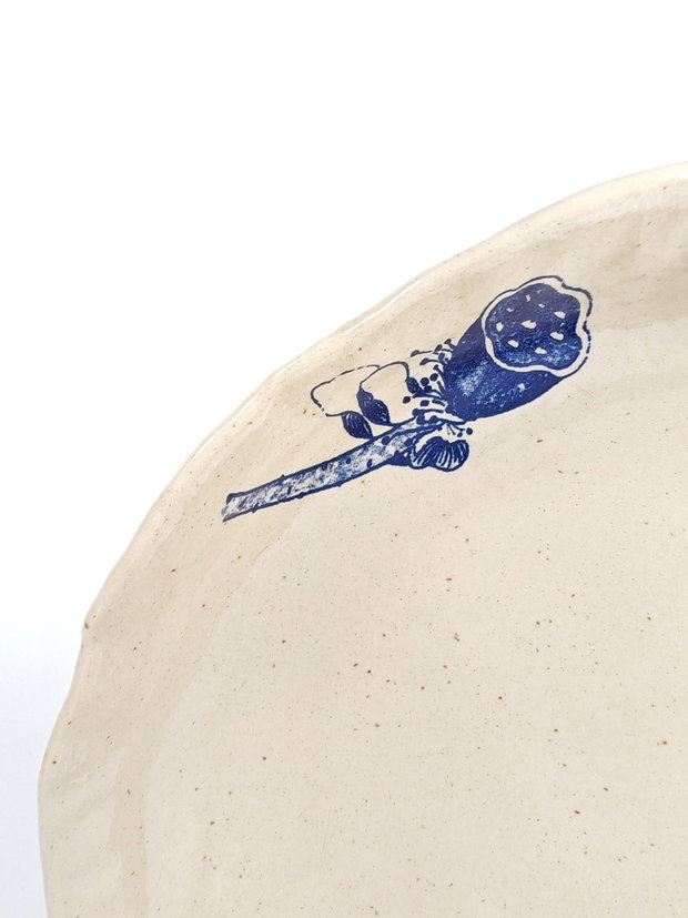 Farfurie Blue Birdie din ceramica