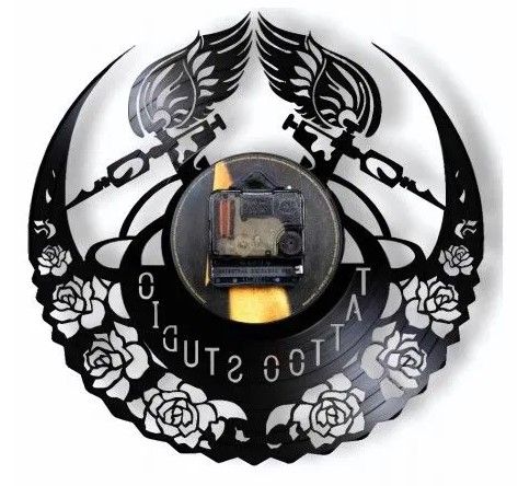 SALON TATUAJE-ceas de perete