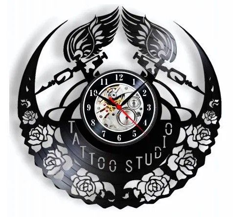 SALON TATUAJE-ceas de perete