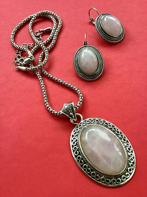 Set vintage cuart roz