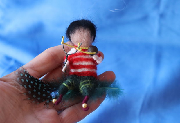 Ornament `Baietel cu prastie`