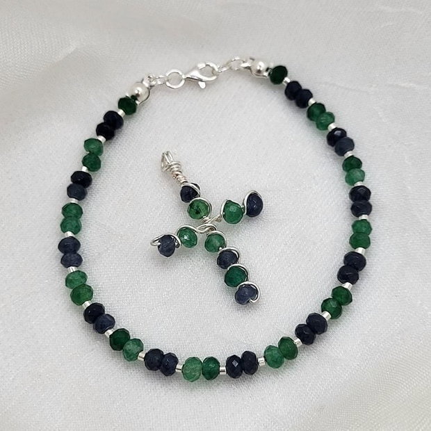 Set cruce din jad si margele Delica