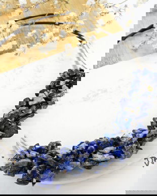 Colier handmade unicat - lapis lazuli (cod1137)