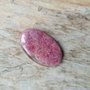 Cabochon rodonit, 26x17 mm