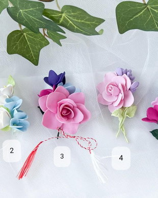 Brose martisor: Flori