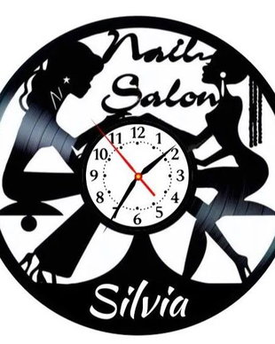 SALON MANICHIURA ( PERSONALIZABIL)-ceas de perete